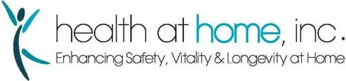 A logo of health at home