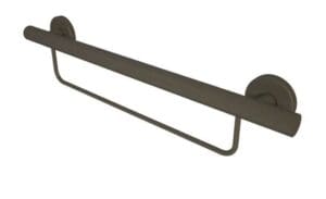 Bronze linear towel bar grab bar