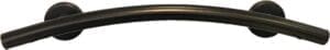 Bronze 24" crescent grab bar