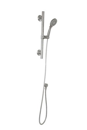 Brushed 24" Linear weight-bearing hand-shower kit - LESS hand-shower