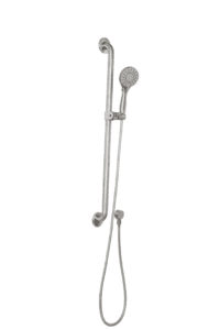 Brushed 36" weight-bearing hand-shower kit