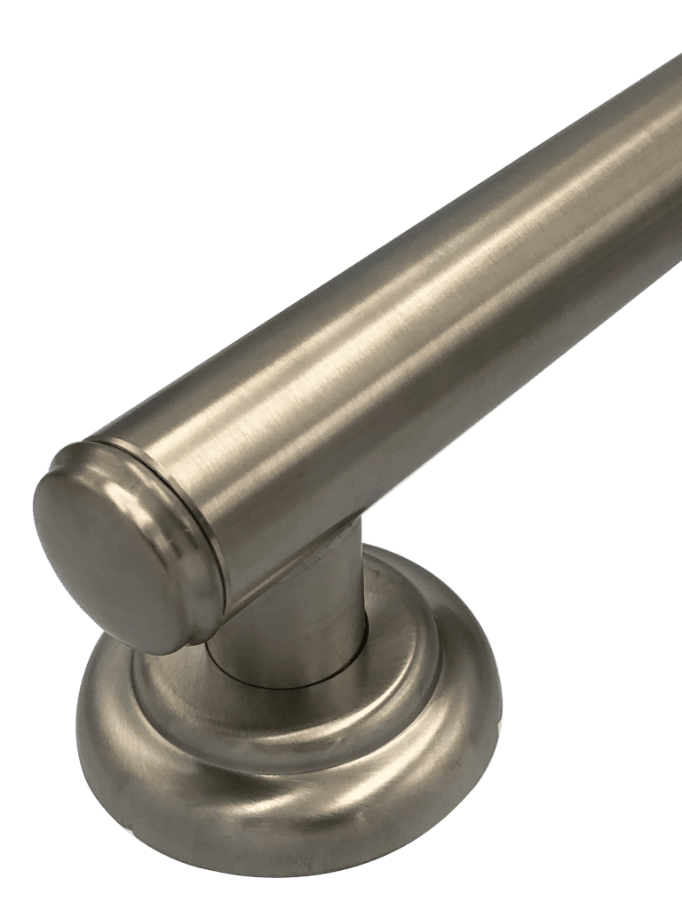 Brushed 18" Traditional Linear grab bar - Health At Home Inc.