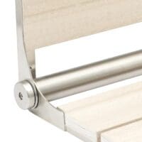 26" Bilanx Shower Seat in Brushed Finish.