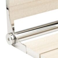 26" Bilanx Shower Seat in Polished Finish.